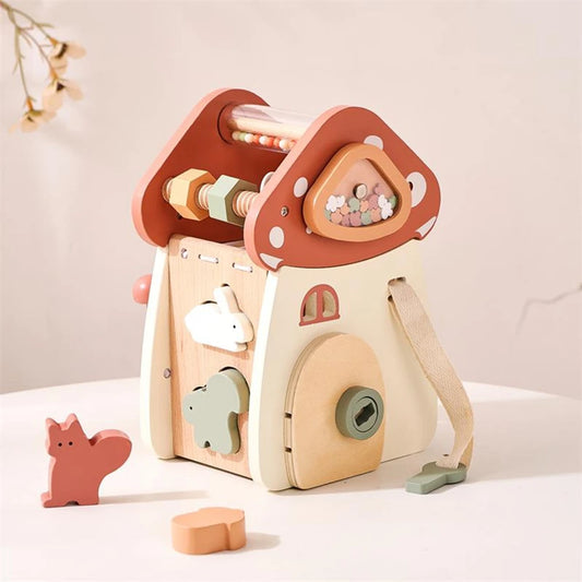 woodland montessori musical cube toy 