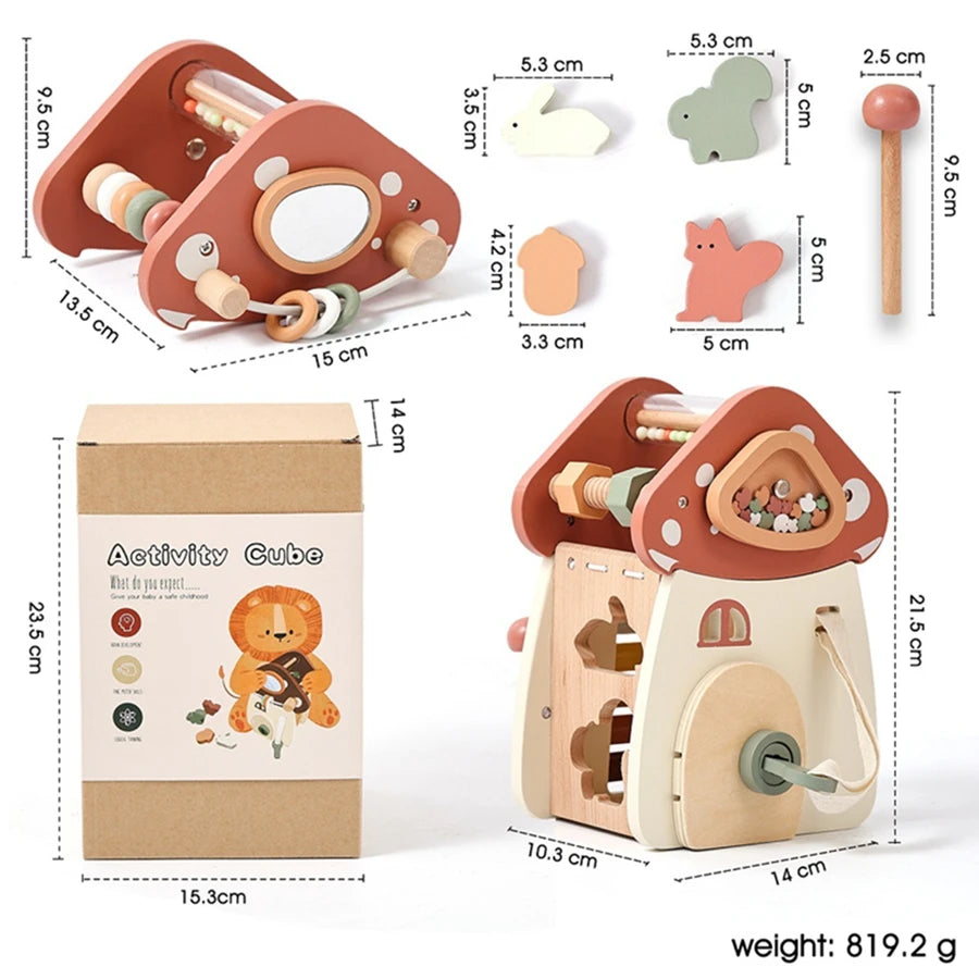 sizes of musical activity cube 