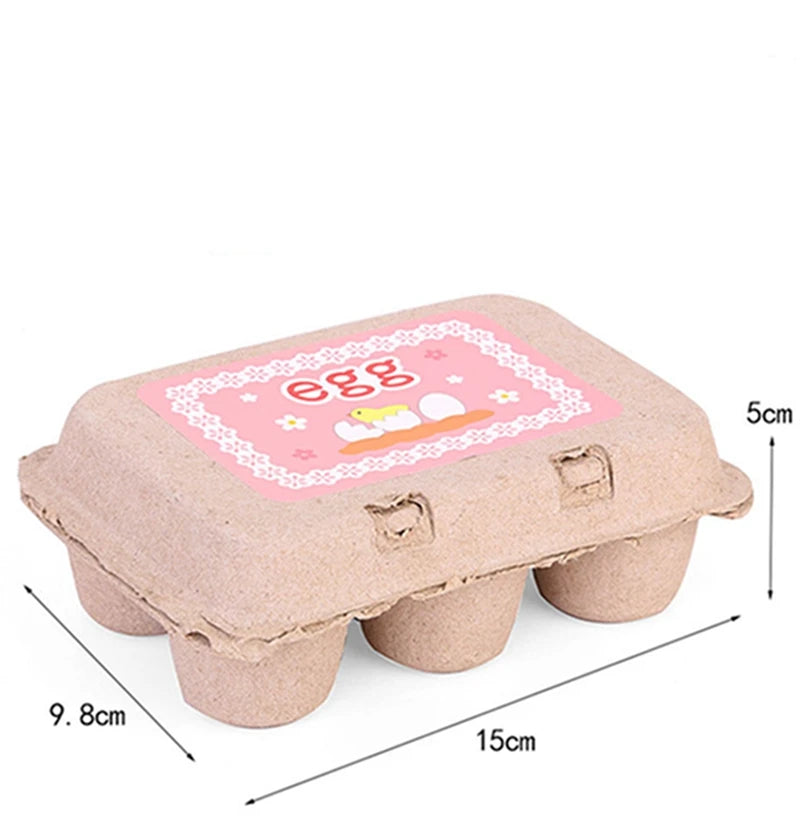 Wooden egg box size details